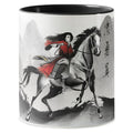 Taza acuarela Mulan montando a Viento Negro – Película live action
