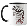 Taza gráfico degradado Venom reptando