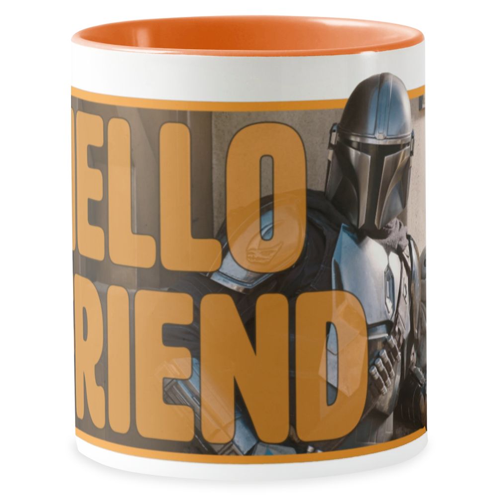 Taza The Mandalorian y El Niño afuera "Hola, amigo"