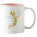 Taza bicolor navideña Campanita con copo de nieve