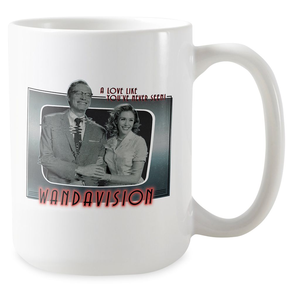 Taza de café WandaVision televisor vintage