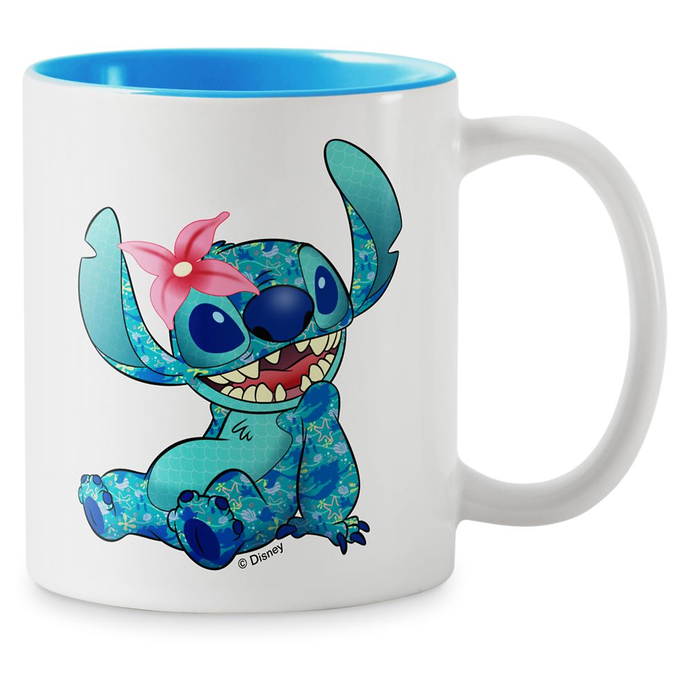 Taza de café bicolor Stitch irrumpe en Disney – La Sirenita