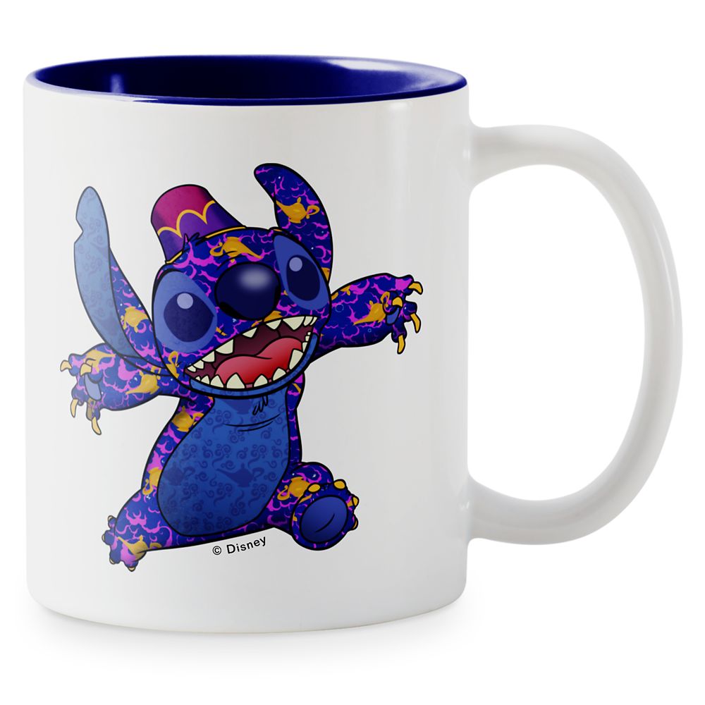 Taza de café bicolor Stitch irrumpe en Disney – Aladdín
