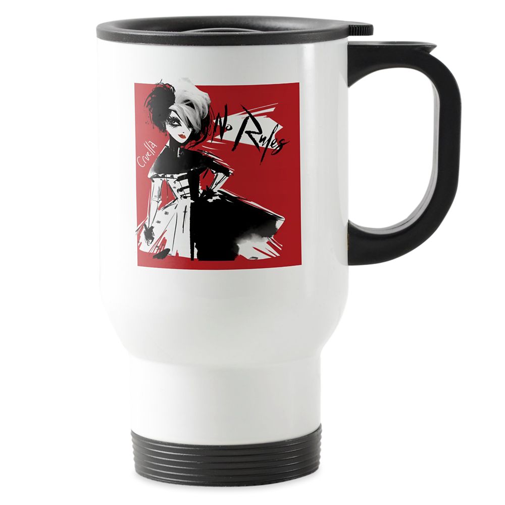 Taza de viaje Cruella "Sin reglas"