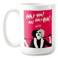 Taza de café Cruella risa característica