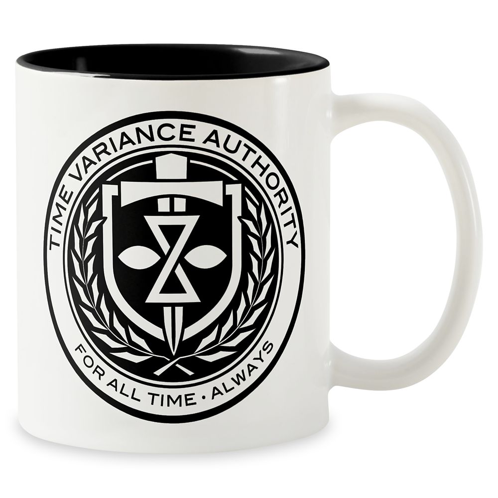 Taza de café bicolor sello Autoridad de Variación Temporal – Loki