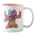 Taza de café bicolor Stitch irrumpe en Disney – Pocahontas