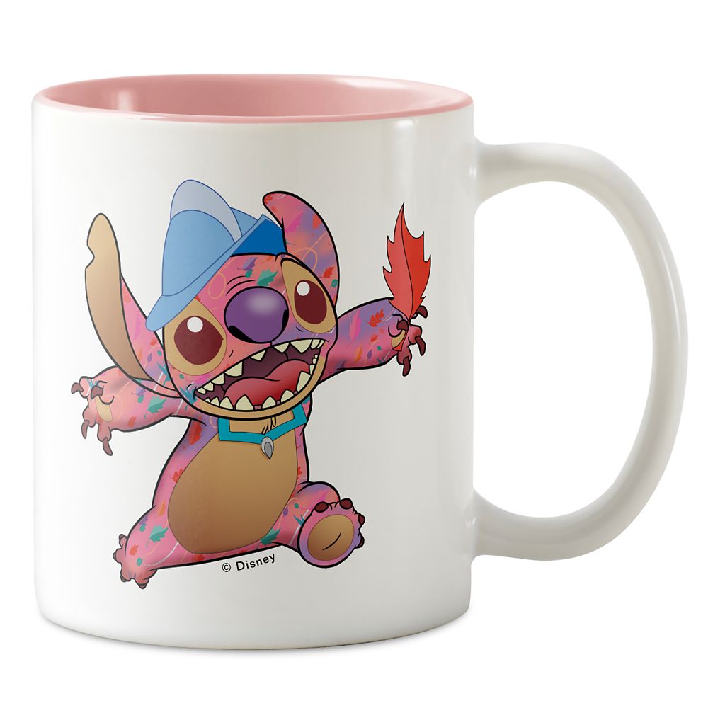 Taza de café bicolor Stitch irrumpe en Disney – Pocahontas
