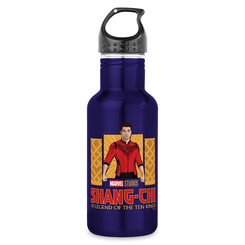 Botella de agua de acero inoxidable Shang-Chi con ilustración