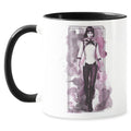 Taza Xialing con ilustración en acuarela