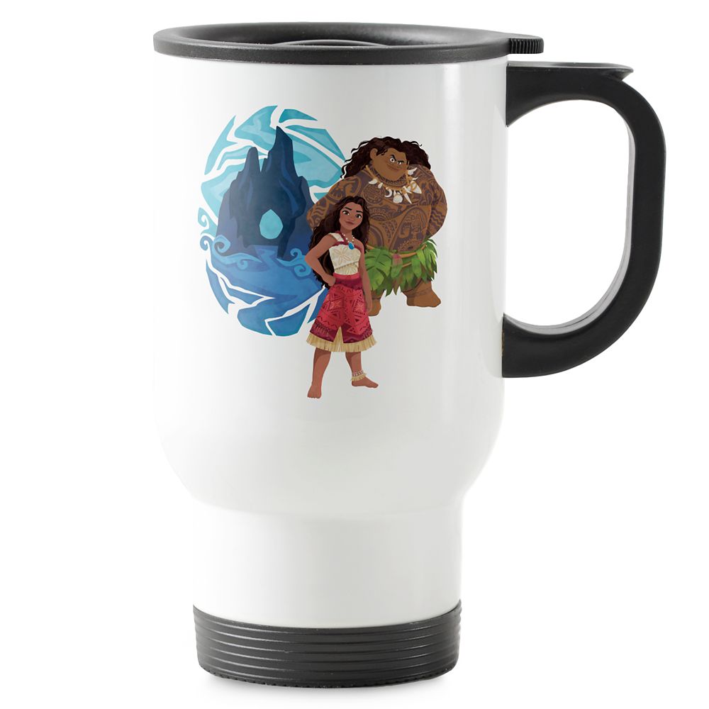 Taza de viaje Moana y Maui Aventuras en Oceanía – Moana
