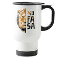 Taza de viaje Mufasa con tipografía – Mufasa: El Rey León