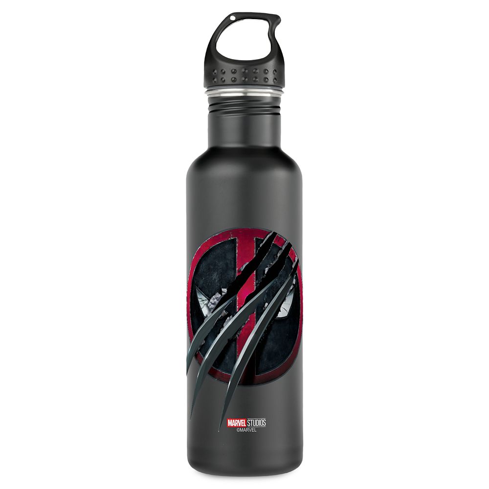Botella de agua de acero inoxidable Garras de Wolverine Ícono de Deadpool – Deadpool y Wolverine