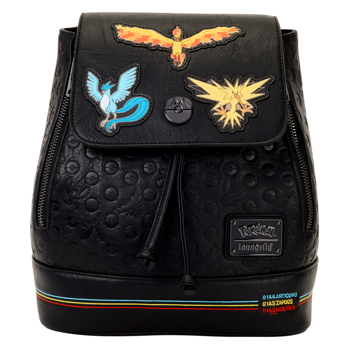 Mini mochila con cordón Aves y Bestias Legendarias Pokémon
