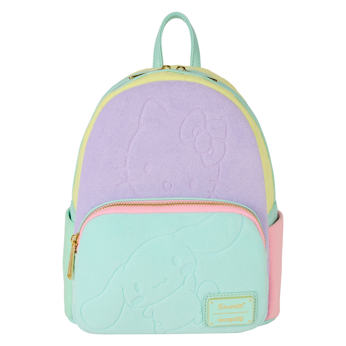 Mini mochila de toalla bloques de color Hello Kitty y amigos (SDCC edición limitada)