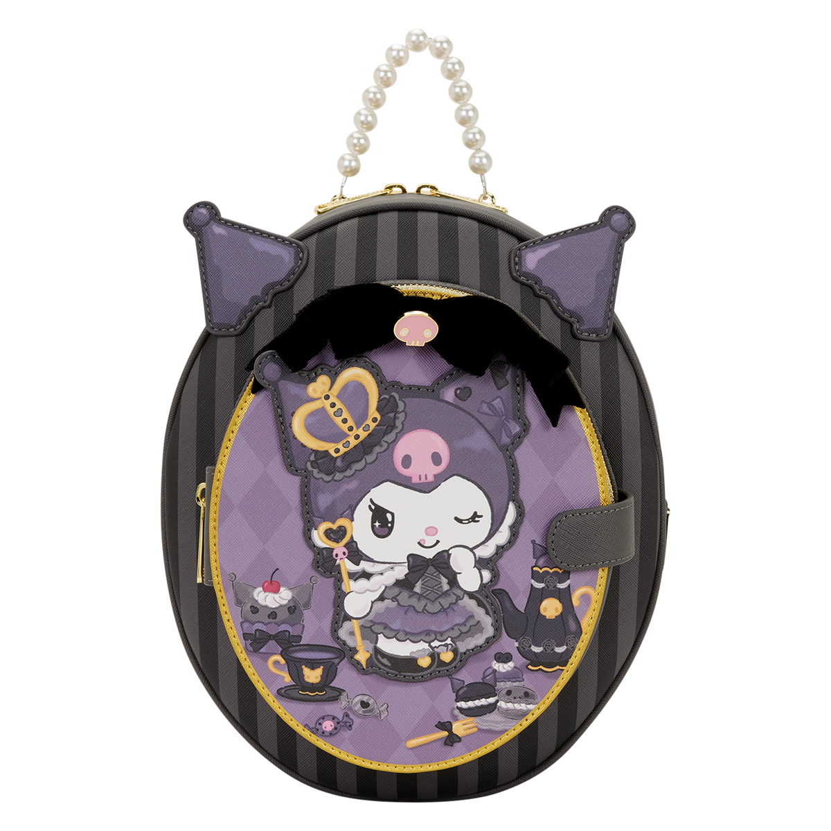 Mini mochila camafeo 20º aniversario Kuromi Sanrio
