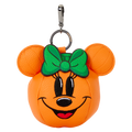 Minnie Mouse Pumpkin Figural Keychain Charm