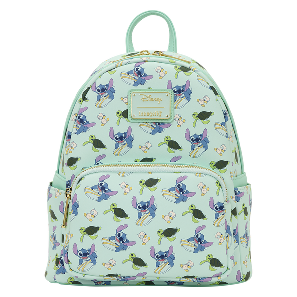 Mini mochila con estampado integral Amigos Animales Lilo y Stitch