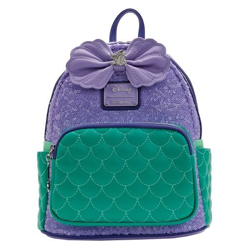 Mini mochila cosplay Ariel con lentejuelas (exclusiva) – La Sirenita