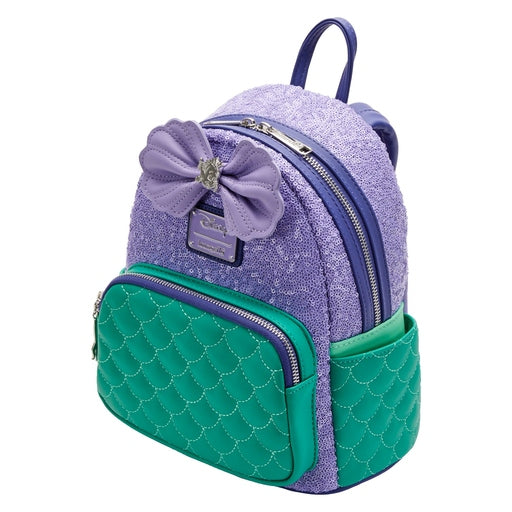 Mini mochila cosplay Ariel con lentejuelas (exclusiva) – La Sirenita