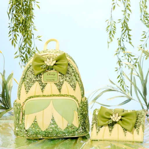 Mini mochila cosplay Tiana con lentejuelas (exclusiva) – La Princesa y el Sapo