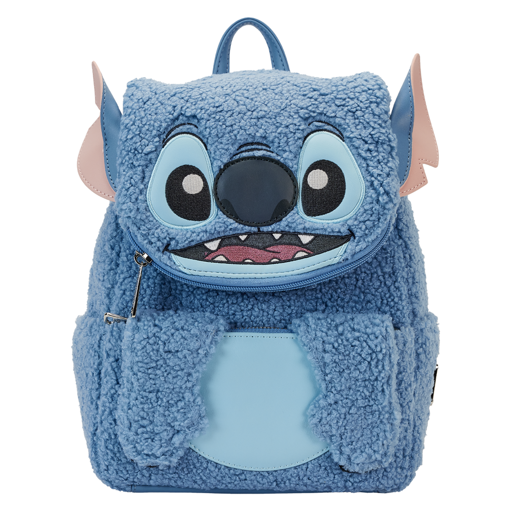 Stitch Plush Sherpa Cosplay Mini Backpack