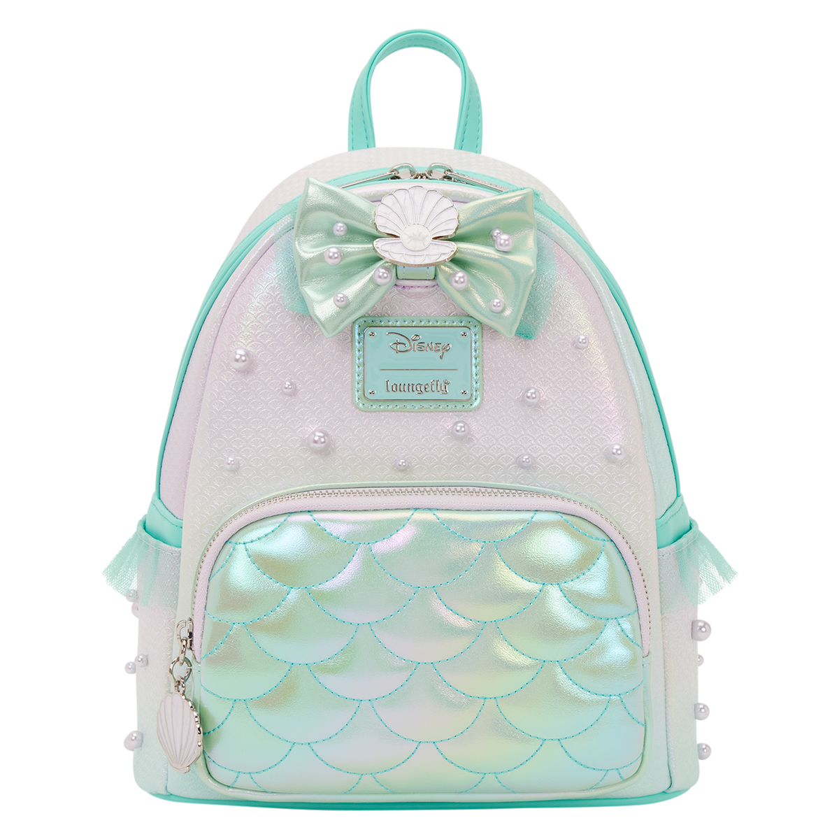Mini mochila iridiscente con perlas Ariel – La Sirenita