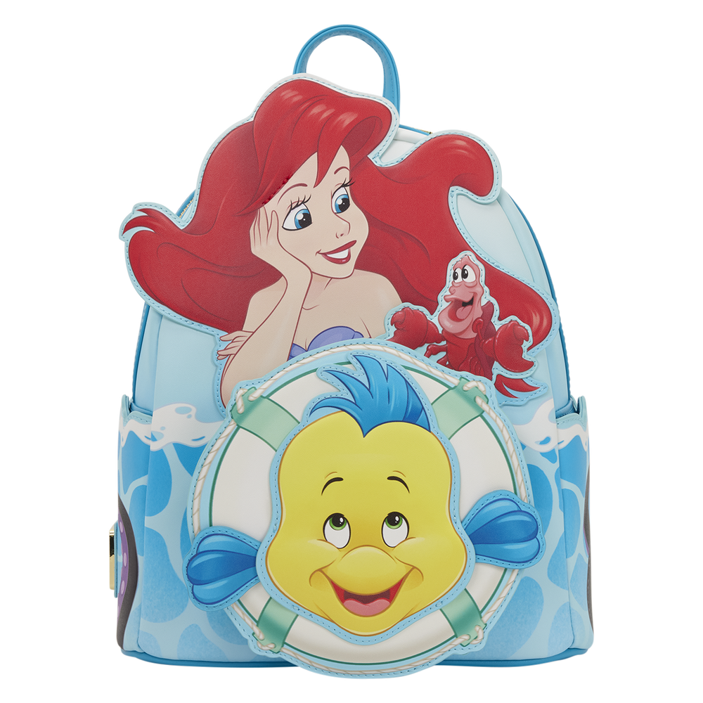 The Little Mermaid Exclusive Ariel, Flounder, & Sebastian Mini Backpack