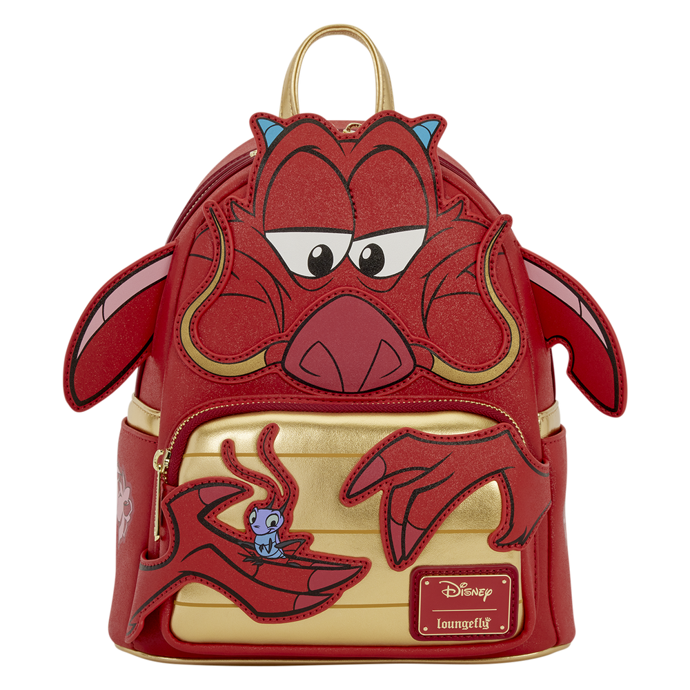 Mulan Mushu Glitter Cosplay Mini Backpack