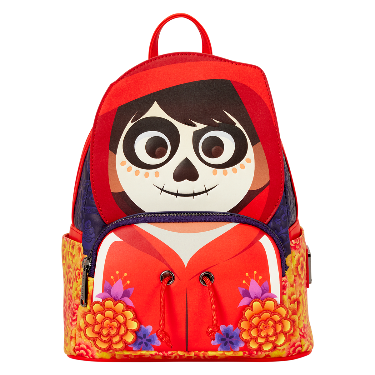 Mini mochila cosplay Miguel Día de Muertos Coco que brilla en la oscuridad