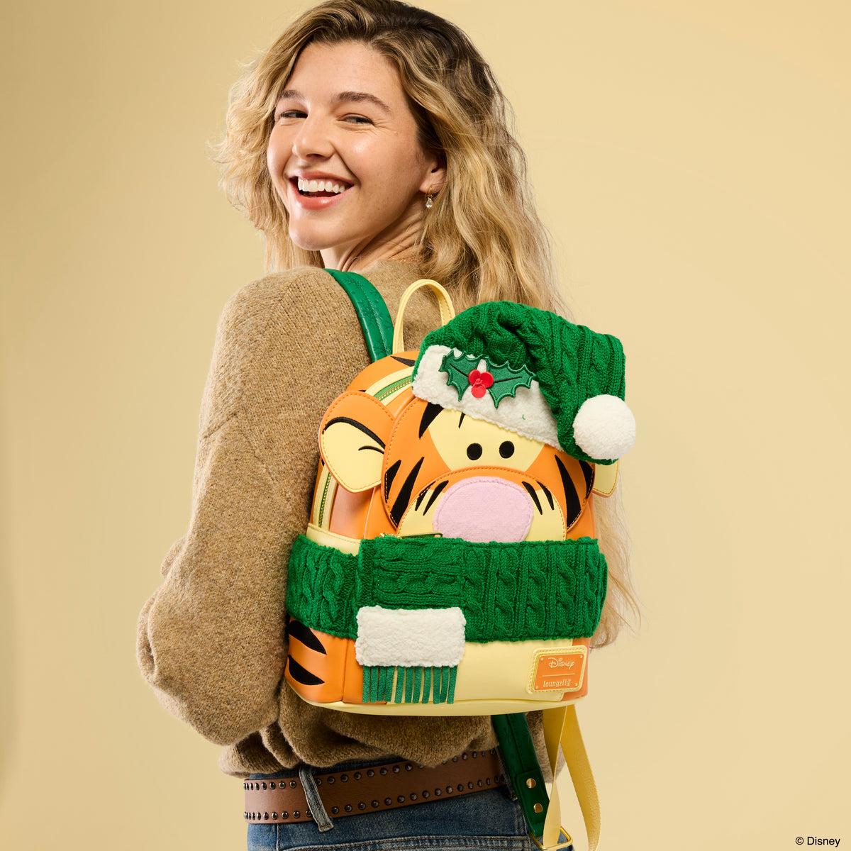 Mini mochila navideña cosplay Tigger Winnie the Pooh