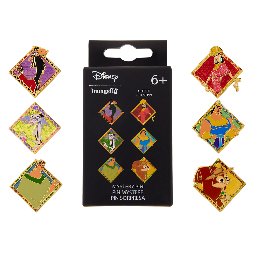 The Emperor’s New Groove Mystery Box Pins