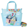 Up Balloon House Convertible Backpack & Tote Crossbody Bag