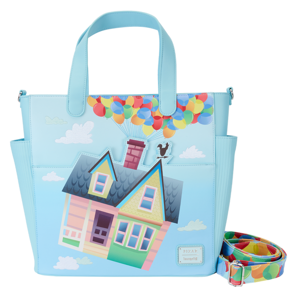 Mochila convertible y tote bag cruzado Up Casa de globos