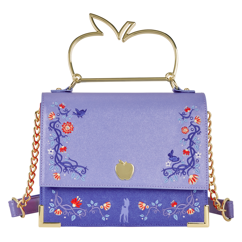 Snow White Shimmer Crossbody Bag
