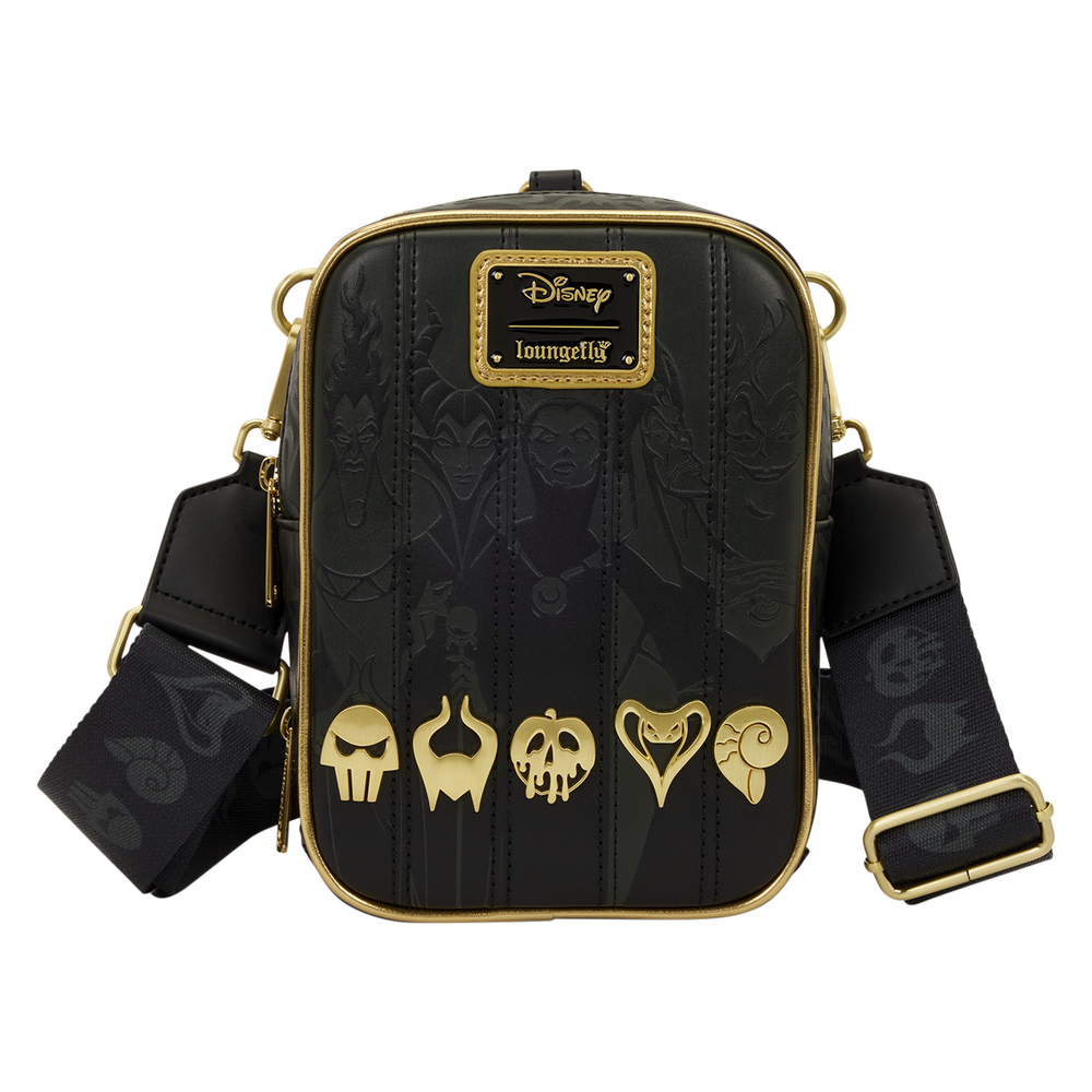 Disney Villains Exclusive Black & Gold Sling Crossbody Bag