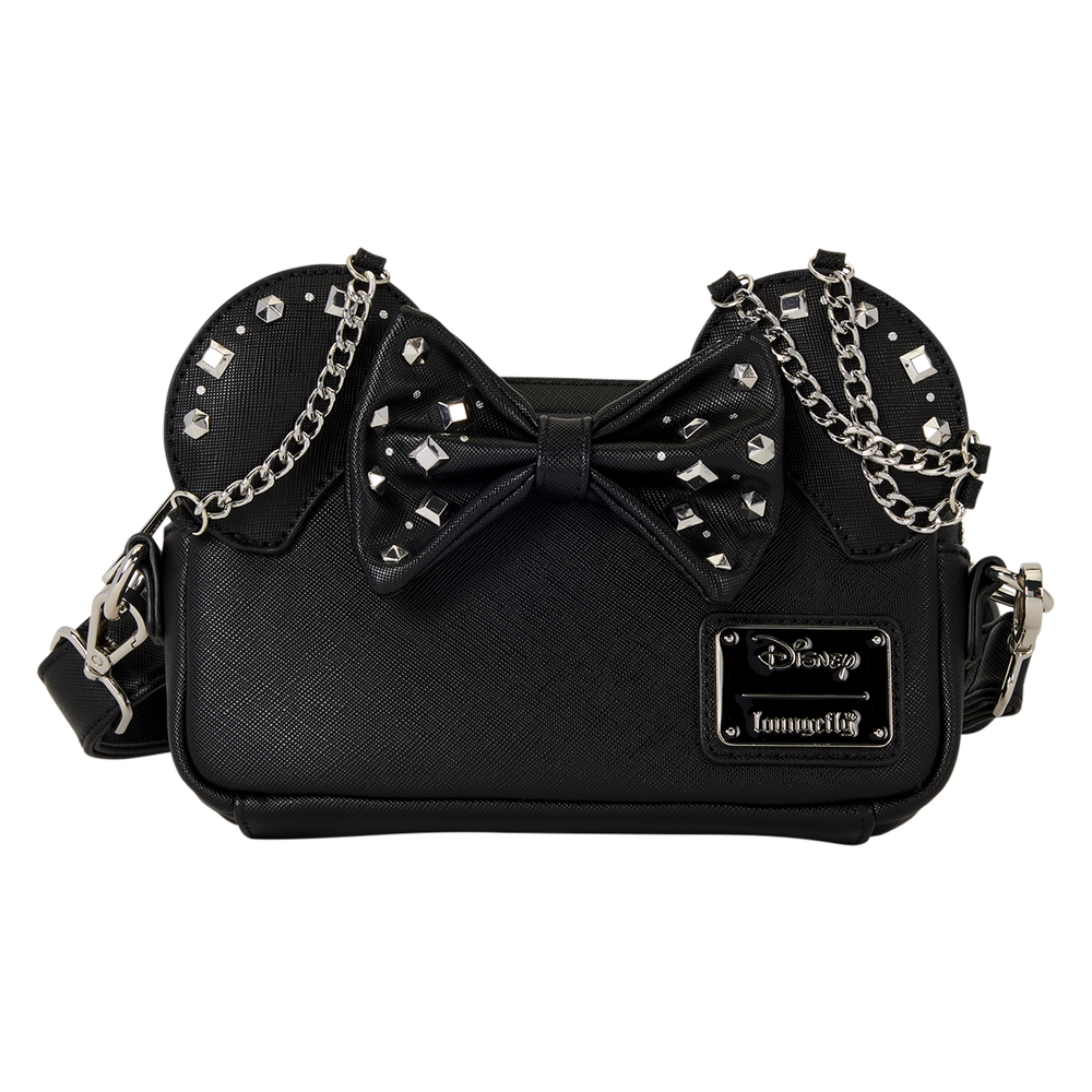 Minnie Mouse Studs & Chains Crossbody Bag