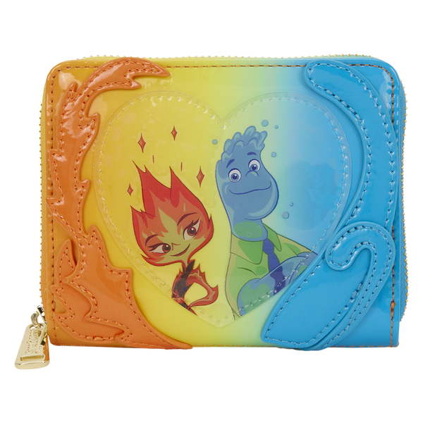 Billetera exclusiva con cierre perimetral degradado Wade y Ember Elemental