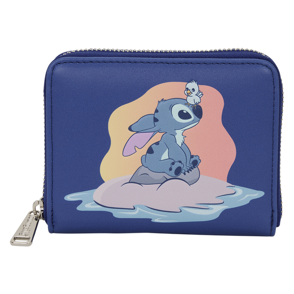 Billetera con cierre perimetral Amigos Animales Lilo y Stitch