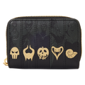 Disney Villains Exclusive Black & Gold Zip Around Wallet