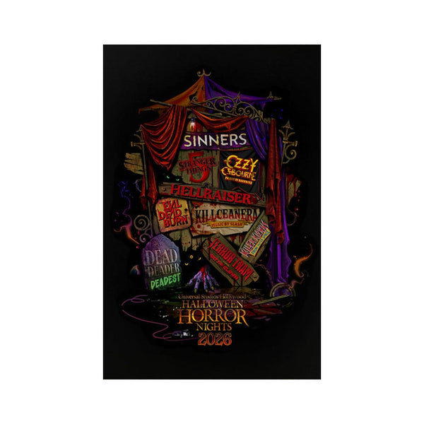 Póster Universal Hollywood House – Halloween Horror Nights 2026