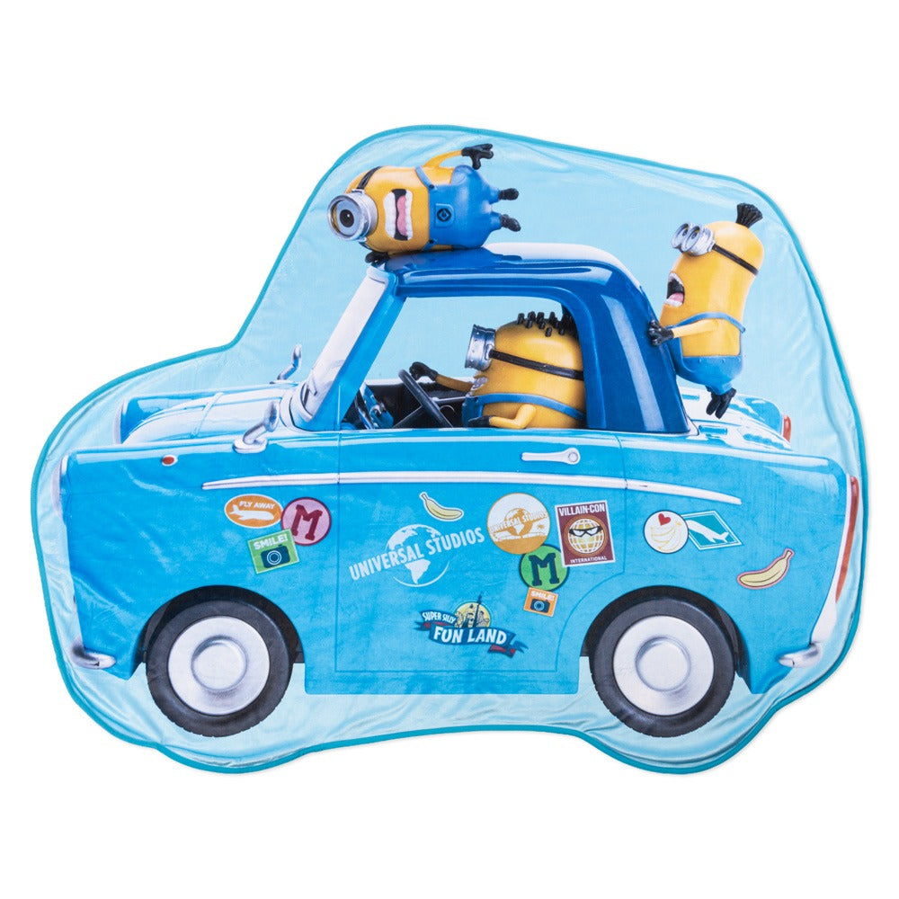 Despicable Me Minions & Popcorn Car Shaped Blanket