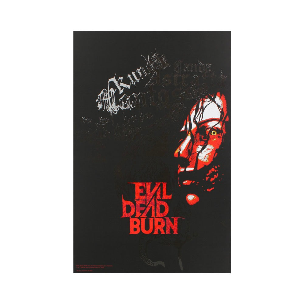 Póster Evil Dead Burn Halloween Horror Nights 2026 – Evil Dead