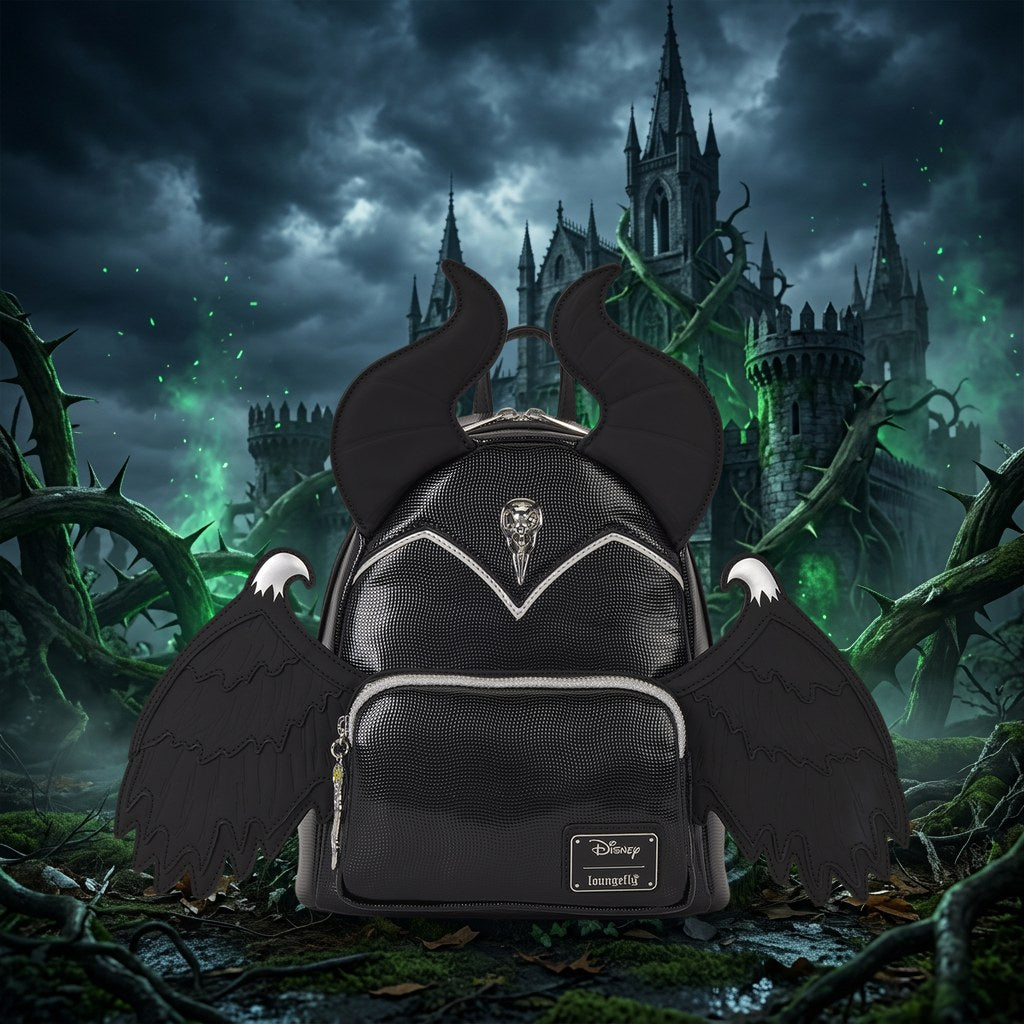 Mini mochila exclusiva cosplay Maléfica La Bella Durmiente